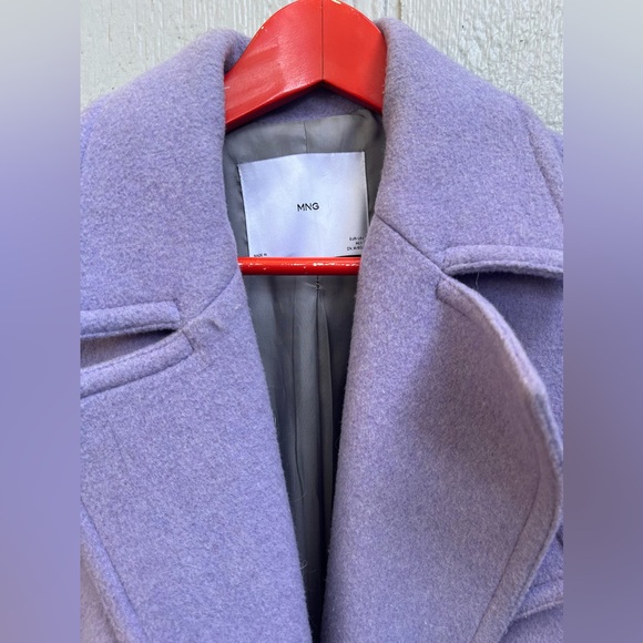 MANGO women’s lapels wool coat (size small) - Picture 2 of 8